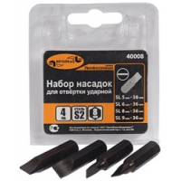 impact screwdriver bit set (spline 5689*36 mm S2)(AvtoDelo)"Professional" (40008)