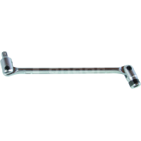 Swivel Head Wrench, 1/4" hex (F) + 1/4" square (M)
