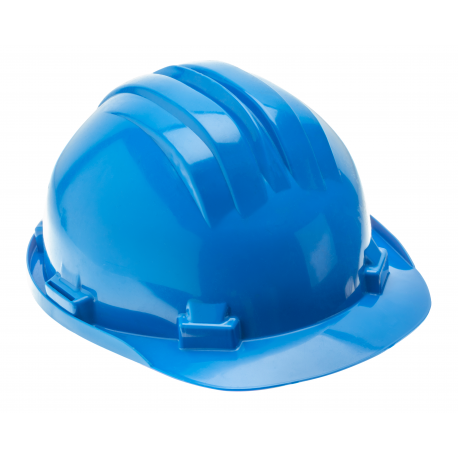 Safety helmet, blau
