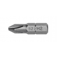 Биты PH2, 25 мм, сталь S2, 5 шт. HOEGERT