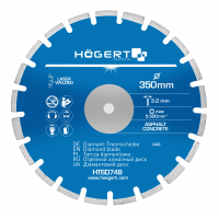 Deimantinis asfalto pjovimo diskas 350mm diametro EN13236 / HOGERT