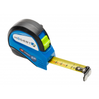 Pocket steel tape measure with automatic tape return and lock 5m, 25mm HOEGERT HT4M436
