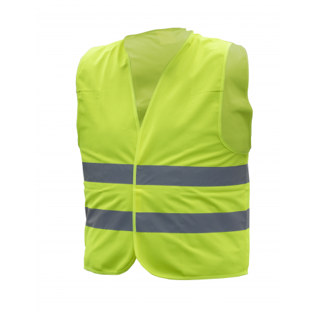High-visibility vest, yellow, size 2XL HOEGERT HT5K231-2XL