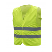 High-visibility vest, yellow, size L HOEGERT HT5K231-L