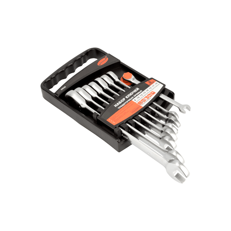 combination ratchet wrench set (AvtoDelo) 9pcs (holder) (30028)