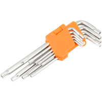 TORX L-type hex key 9pcs (T10-T50) (AvtoDelo) "Professional" (39151)