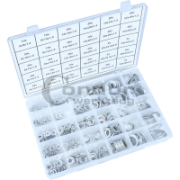 Aluminium Seal Ring Assortment, 520 pcs., 30 sizes