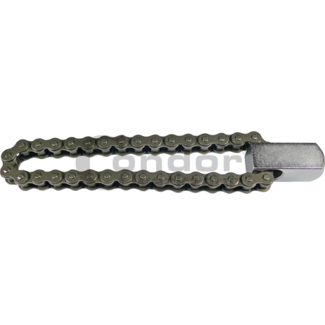 Oil Filter Chain Wrench, heavy duty, 1/2", 400 mm