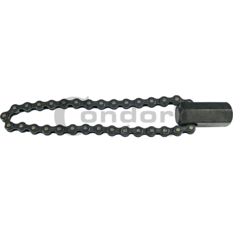 Oil Filter Chain Wrench, 1/2", 400 mm