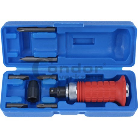 Impact Driver, reversible left / right, 1/2", incl. 6 bits