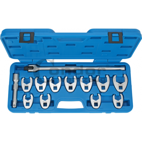 Crow Foot Wrench Set, 13 pcs., 1/2", 20-32 mm