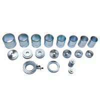 Bushing set with fixing plate