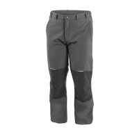 ELDE Softshell trousers, graphite, size 2XL HOEGERT HT5K357-2XL