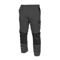 Work trousers, grey, size LD HOEGERT HT5K279-LD