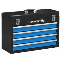 Metalinė įrankių dėžė su 4 stalčiais HOEGERT HT7G075