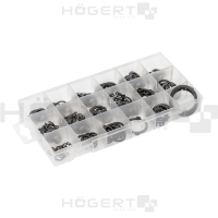 Set of inner and outer snap rings, 225 pcs HOEGERT HT8G503