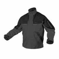 Work jacket, grey, size LD HOEGERT HT5K284-LD