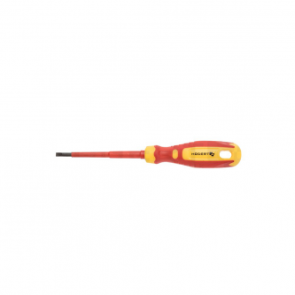 Insulated slotted screwdriver 4x100 mm, 1000 V, CrMo steel HOEGERT HT1S961