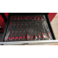Įrankių vežimėlis 7+1 stalčių su 250 įrankių / VERKE V33107