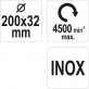 Vielinis diskinis šepetys INOX 32mm/200mm