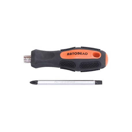 combi screwdriver (PH2-SL6 L75mm) (АvtоDеlо) (39454)