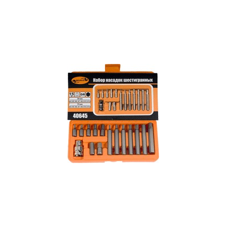 key wrench set 15 items (hex) (АvtоDеlо) (40645)