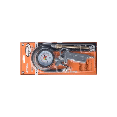 tire inflating gun (truck) with air pressure gauge 12 atm. (AvtoDelo) (42304)