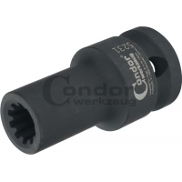 Brake Caliper Socket, 1/2", specialist 10-point 11 mm