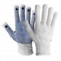 Textile work gloves