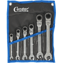 Ratchet spanners, their sets