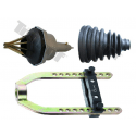 Tools for grenades, axle rubbers, clamps